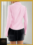 Striped Button Up Long Sleeve Shirt