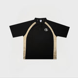 JERSEY POLO | BLACK/GOLD