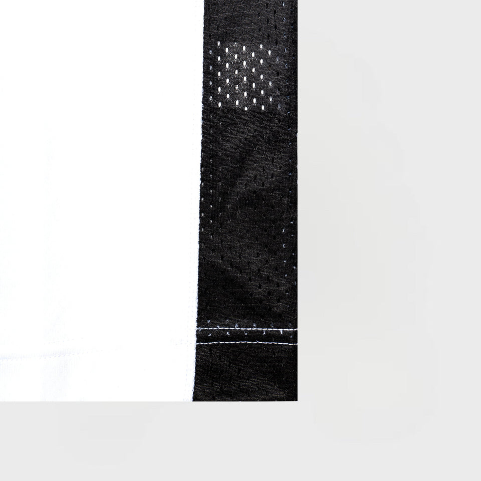 JERSEY POLO | WHITE/BLACK