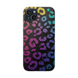 Vibrant Leopard Print Flexi Phone Case