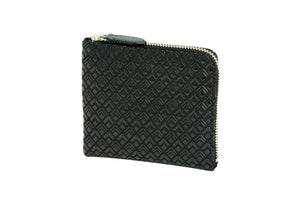 Zipped Coin Purse (Large) - Diamond Frame