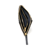 Zipped Coin Purse (Large) - Chevron-S