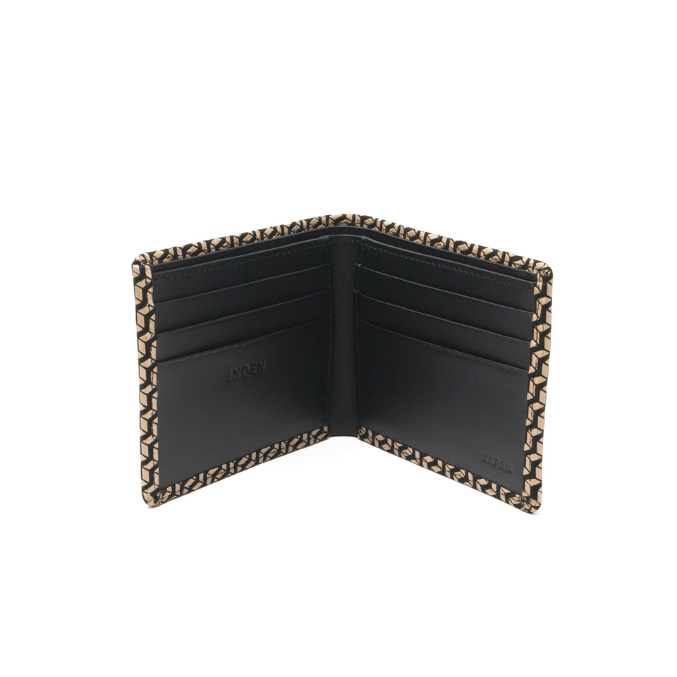 Men's Folded Wallet (Narrow Type) - Chevron-S