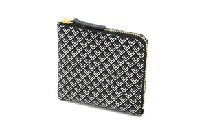 Zipped Coin Purse (Large)  -  White Frame