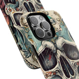 Abstract Skull Tough Phone Case
