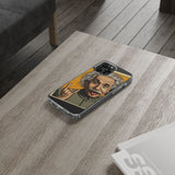 Edgy Einstein Clear Phone Cases