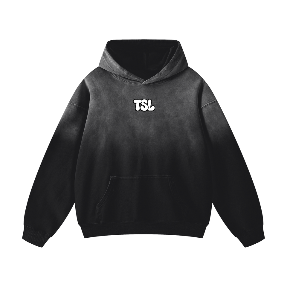 Bubble Oversized Fade Hoodie