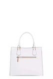 Nicole Lee USA Structured Tote Bag Monogram Print Pattern