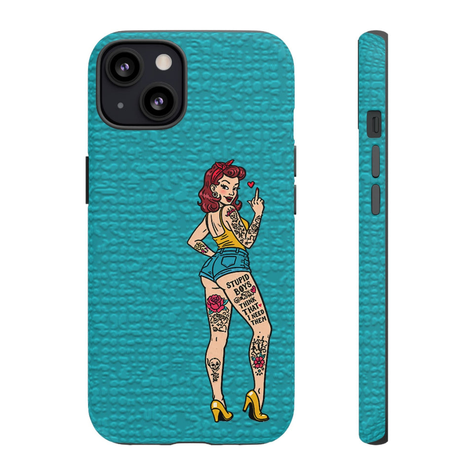 Stupid Boys Tough Phone Case