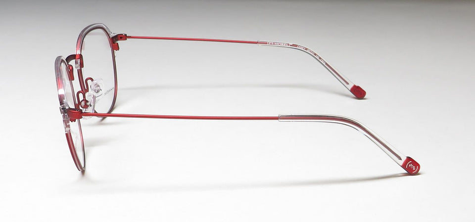 Morel Red Casey 90015c Eyeglasses