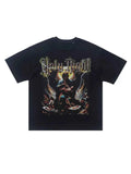 Men's Graphic Round Neck Oversized T-Shirt