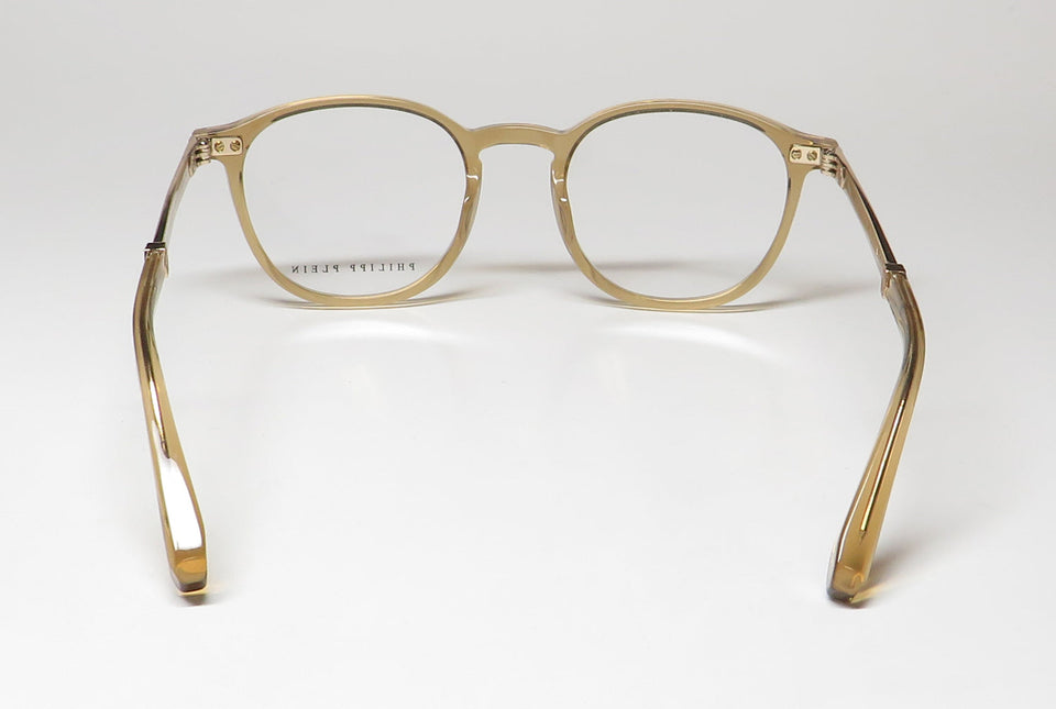 Philipp Plein Vpp057 Plein Gold Silhouette Eyeglasses