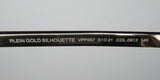 Philipp Plein Vpp057 Plein Gold Silhouette Eyeglasses