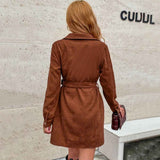 European Loose Casual : Long-Sleeve Dress