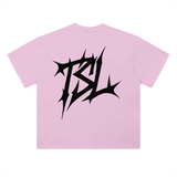 White Staple Tee