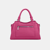 David Jones PU Leather Handbag Sleek Durable Everyday Tote