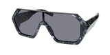 Philipp Plein Spp047 Plein Hexagon Camou Sunglasses