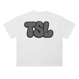 White Bubble Tee