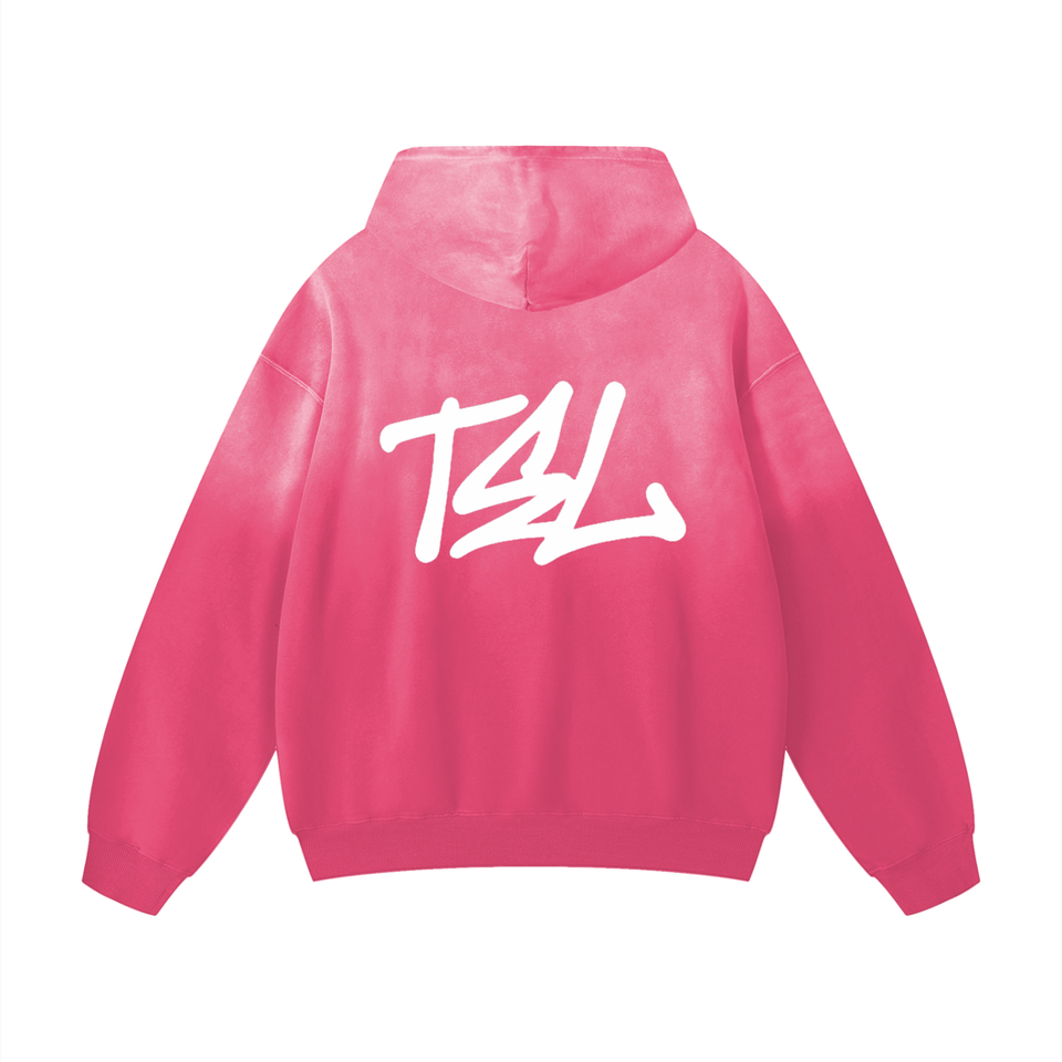 Graffiti Oversized Fade Hoodie