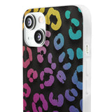 Vibrant Leopard Print Flexi Phone Case