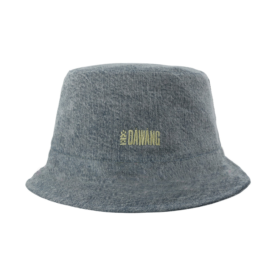 Fan Reversible Bucket Hat Denim/Green