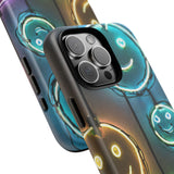 Colorful Neon Smiley Face Phone Case - Tough & Stylish Protection