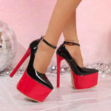 Womans Stylish : Platform High Heel Pumps