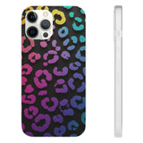 Vibrant Leopard Print Flexi Phone Case