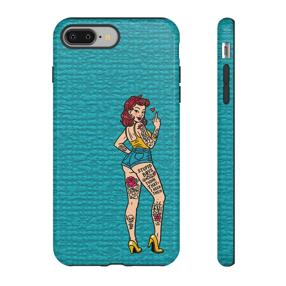 Stupid Boys Tough Phone Case
