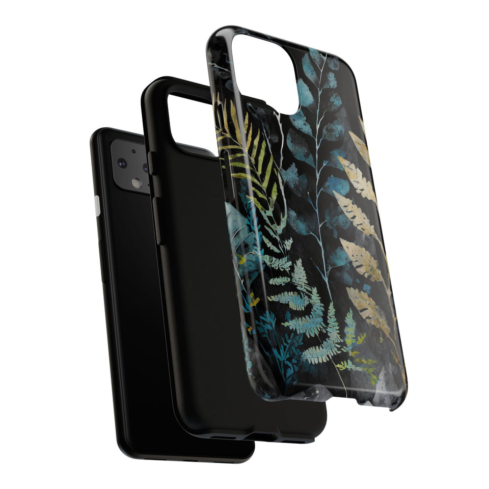 Dark Floral Tough Phone Case