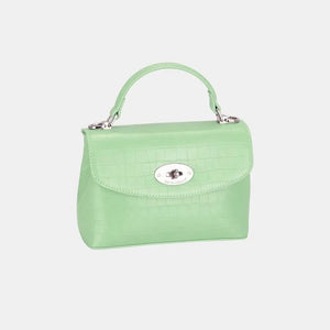 David Jones Textured PU Leather Handbag For Everyday Use