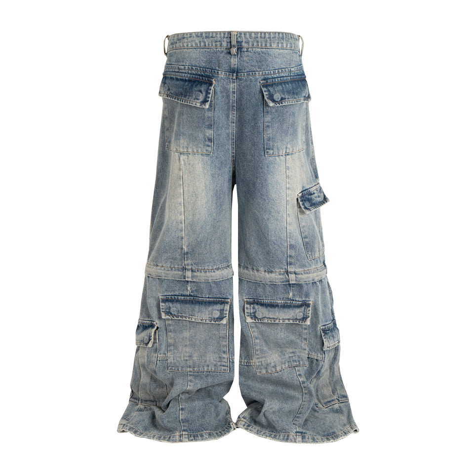 AZUL CONVERT CARGO DENIM