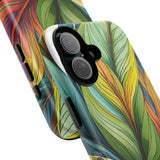 Vibrant Tropical Leaf Tough Phone Case