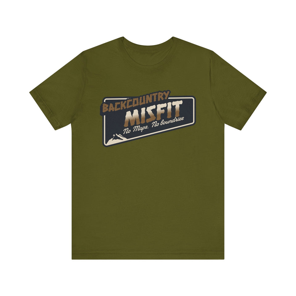 Backcountry Misfit T-Shirt | Rugged Hiking Tee for Trail Rebels & Off-Grid Wanderers