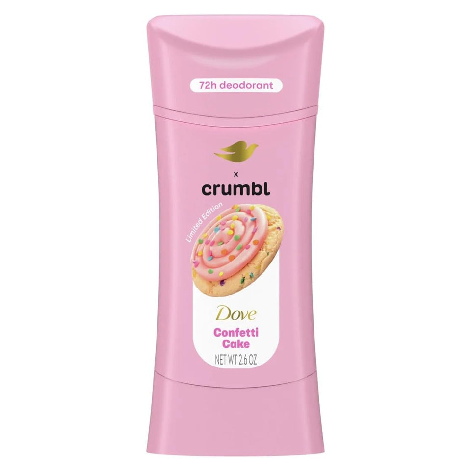 Dove Crumbl Limited Edition Confetti Cake Body Care Gift Set, 3 Count