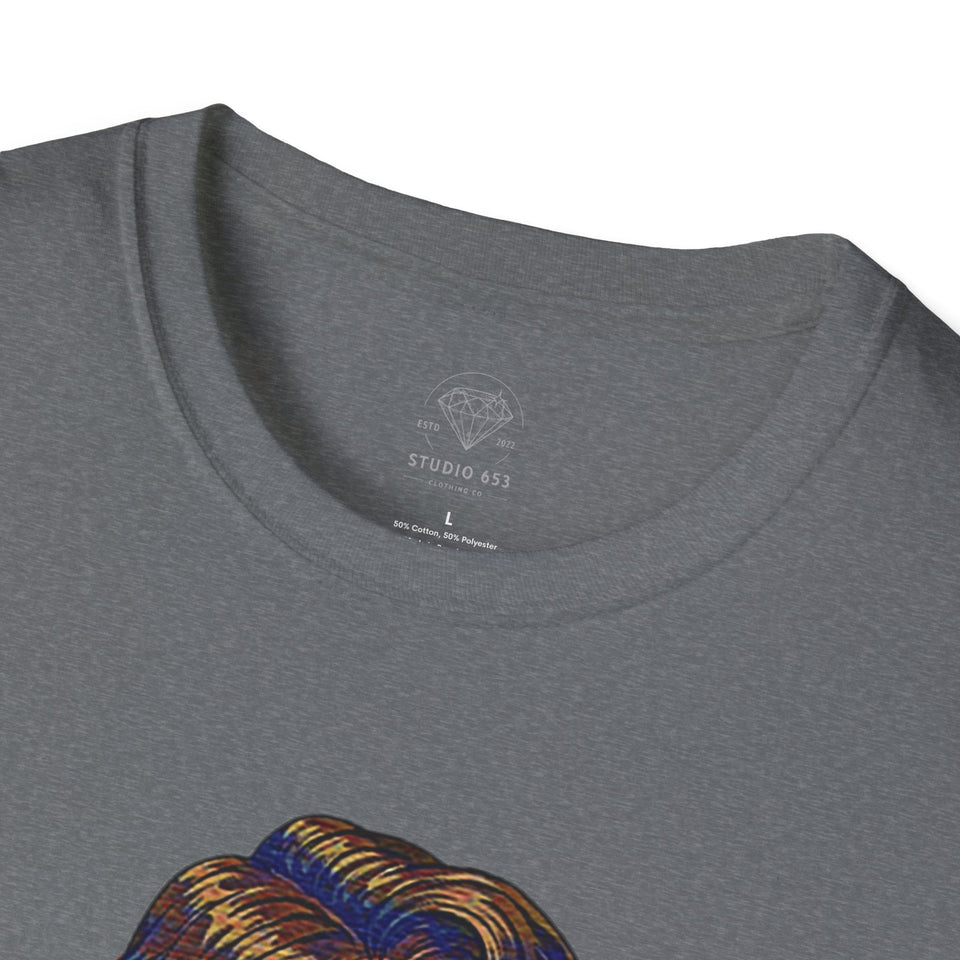 Clothed With Strength Tattooed Pin Up Vintage Graphic Tee