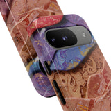 Abstract Painted Lace Tough Phone Case