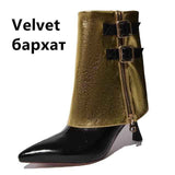 Elegant Short Boots: With Thin High Heels