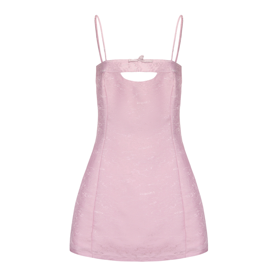 Fen Brocade Mini Dress