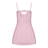 Fen Brocade Mini Dress