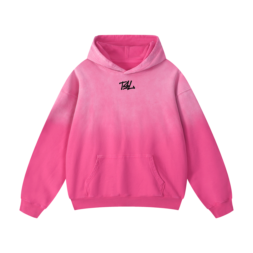 Graffiti Oversized Fade Hoodie