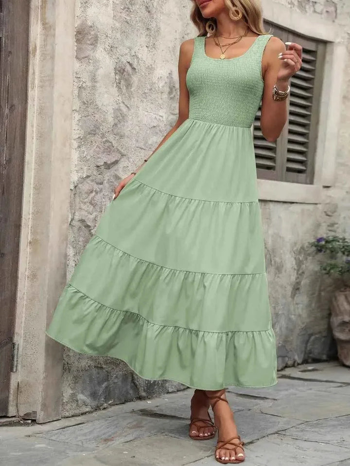 Ivy Lane Smocked Tank Dress - Sleeveless Charm