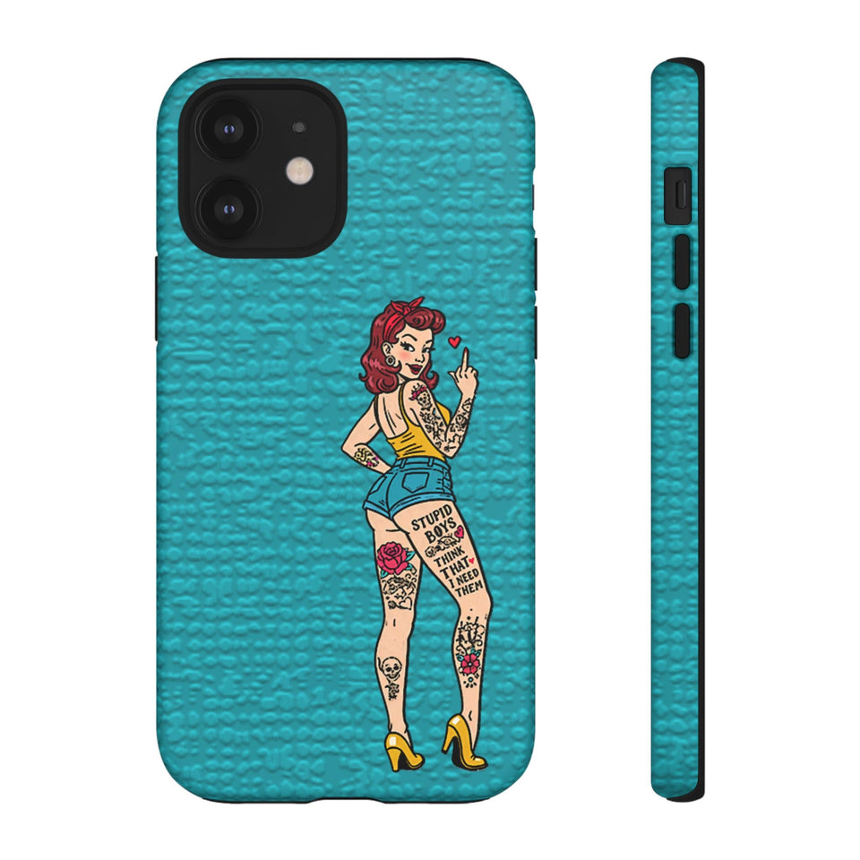 Stupid Boys Tough Phone Case