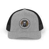 Skull Middle Finger Snapback Trucker Cap