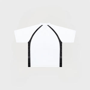 JERSEY POLO | WHITE/BLACK