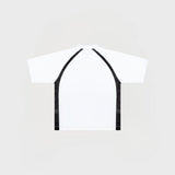 JERSEY POLO | WHITE/BLACK