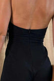 Halter Neck Wide Leg : With Keyhole Detail Jumpsuit