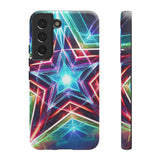 Neon Light Stars Tough Phone Case