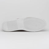 61-101-RED OLYMPIAS Italian Calfskin and Crocodile Stripe, Red