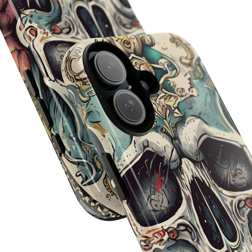 Abstract Skull Tough Phone Case